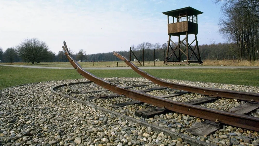 Einde spoorbaan, kamp Westerbork